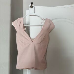 Free People Duo Corset Plunge Cami